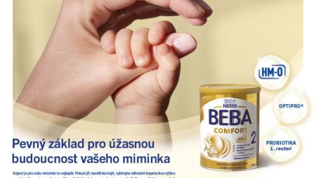 Maminky, vybíráme 30 testerek, které vyzkouší BEBA COMFORT HM-O