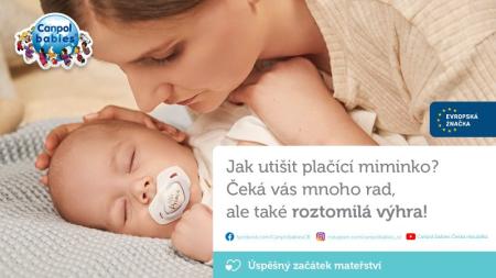 4. den: Jak utišit plačící miminko? Zasoutěžte si o roztomilé ceny Canpol babies