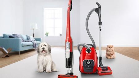 Bosch přichází s vysavači na míru. Neprobudí spící dítě a zamaskují přítomnost mazlíčka
