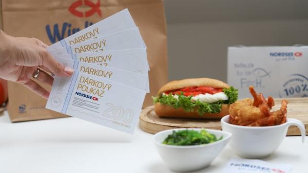 Vyhrajte jeden z pěti voucherů v hodnotě 200 Kč do rybí restaurace.