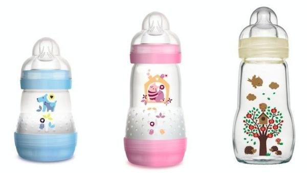 Soutěžíme o praktické antikolikové lahve pro kojence. Zdroj: babybaby.cz.
