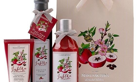 Dárkový balíček JABLKO a MANDLE. Zdroj: Manufaktura.