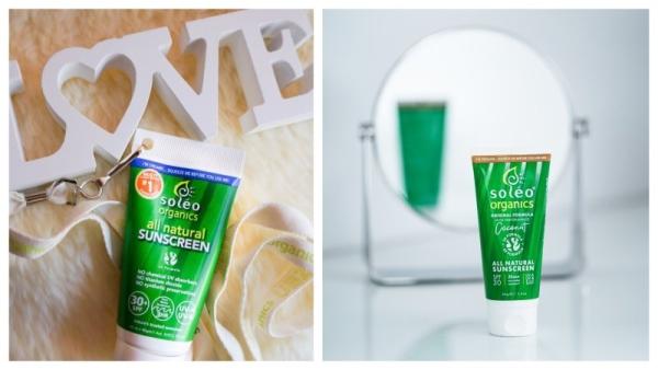 Opalovací krém Soléo Organics SFP30 chrání pokožku a pečuje o ni. Zdroj: IMK organics