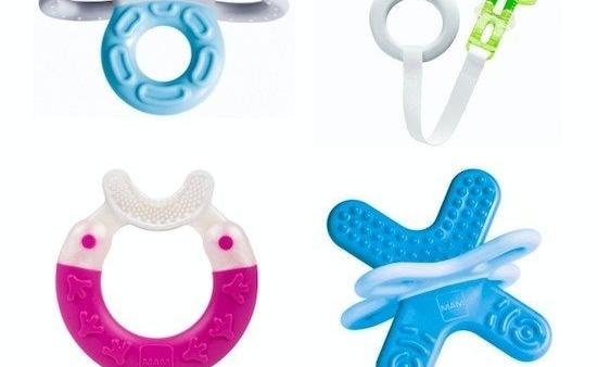 Kousátka jsou navržená tak, aby poskytovala úlevu od prořezávání prvních zoubků. Zdroj: babybaby.cz.