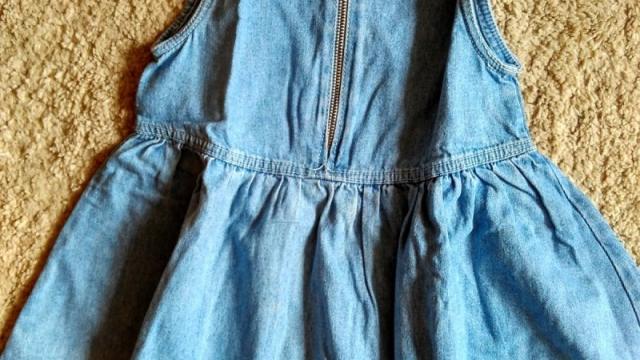 Vel.110/116, D.A.Y sport dívčí dětské džínové šaty