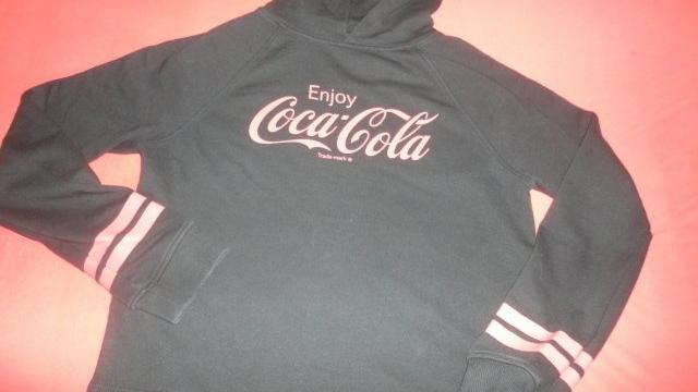 V top stavu crop top mikina COCA-COLA, vel. 158/164