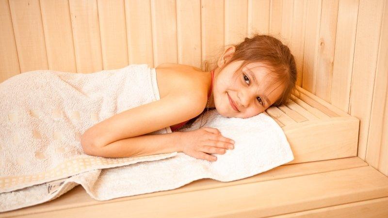 Sauna je prospěšná i pro děti. Zdroj: Ingimage 