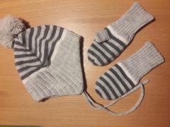Set čepice&rukavice H&M