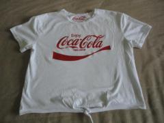 Crop top triko COCA-COLA, vel. 158/164