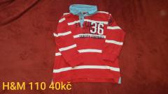 triko dlouhý rukáv H&M s límečkem 110