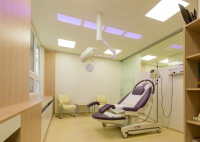 Porodnice Rychnov nad Kněžnou a.s., Gynekologicko - porodnické oddělení: Moderní a prostorný porodní sál.