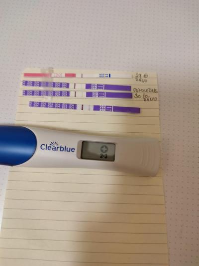 Testování a těhotenský test | 3 dny do menstruace a pozitivní test
