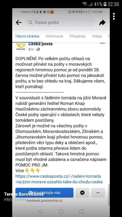 Domácnost | Katastrofa na Moravě