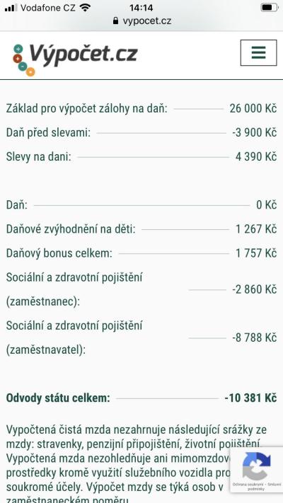Daňové přiznání | Školkovné na dani