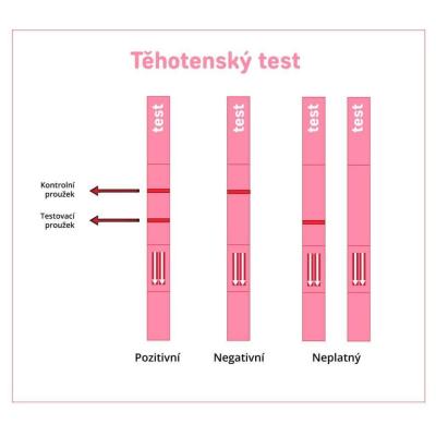 Testování a těhotenský test | Těhotenský test - 1. den zpoždění