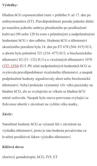 Neplodnost | KET duben 2021