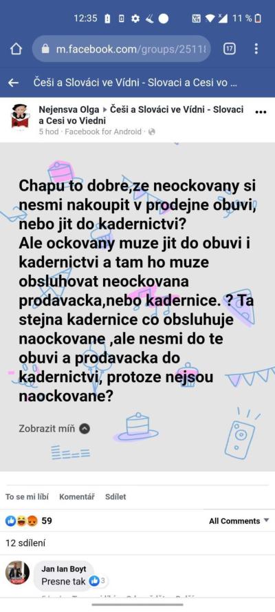 Koronavirus v ČR | Nechci očkování