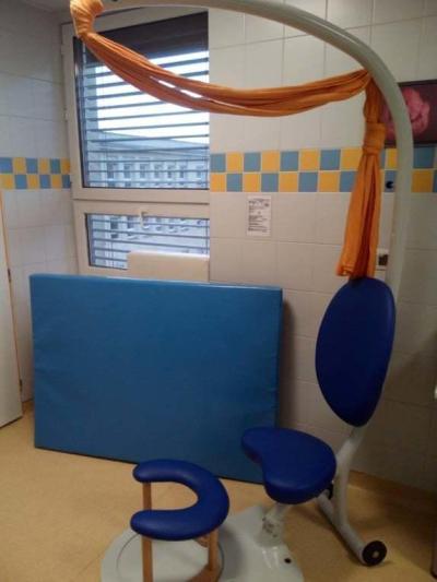Porodnice Třinec, Gynekologicko-porodnické oddělení: Matrace pro maminky na porod.