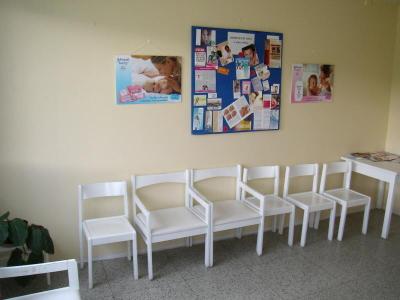 Porodnice Břeclav p. o., Gynekologicko-porodní oddělení: Čekárna pro maminky na gynekologii.