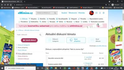 Dotazy pro adminy | Chyba v Matrixu /e-miminu/