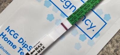 Testování a těhotenský test | Duch na testu DipStick
