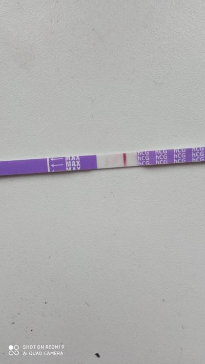 Testování a těhotenský test | Duch na těhotenském testu před menstruací