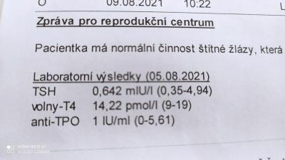 Centra asistované reprodukce | IUI srpen 2021