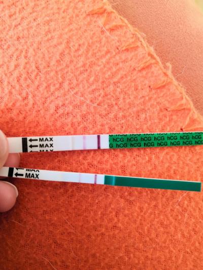 Testování a těhotenský test | Je tam druhá čárka, početí týden před ms