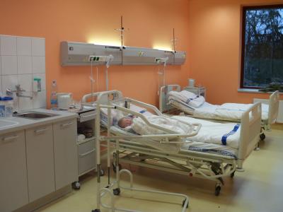Porodnice Strakonice a.s., Gynekologicko-porodnické oddělení: Standardní pokojíček pro maminky.