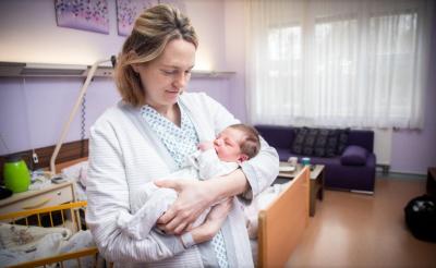 Porodnice Ostrava: Maminka a její děťátko.