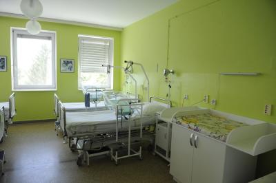 Porodnice Boskovice s. r. o., Gynekologické oddělení: Standardní pokojíček pro maminky v porodnici.