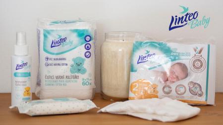 Otestujte české plenky a dětskou kosmetiku od značky Linteo Baby