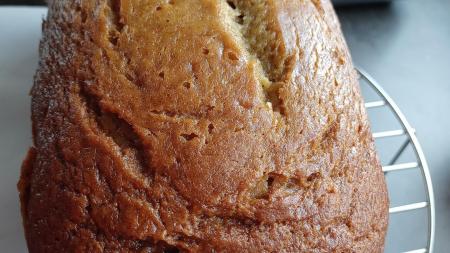 Banana bread - banánový chlebík z pekárny
