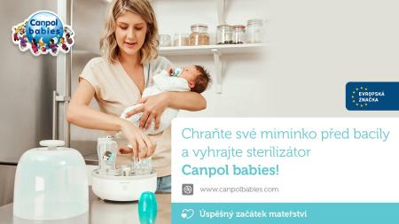Den třetí: Chraňte miminko před bacily, vyhrajte sterilizátor Canpol babies
