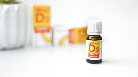 Jak jednoduše posílit dětskou imunitu? Zdarma vyzkoušejte kapky GS Vitamin D<sup>3</sup>