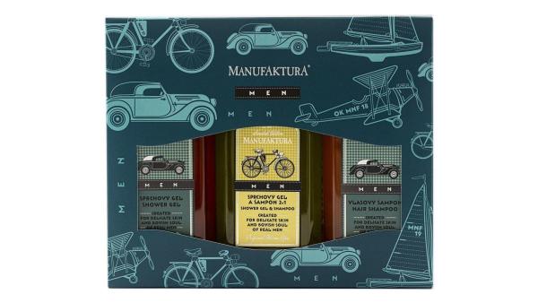 Produktová fotka pánské kosmetiky Manufaktura