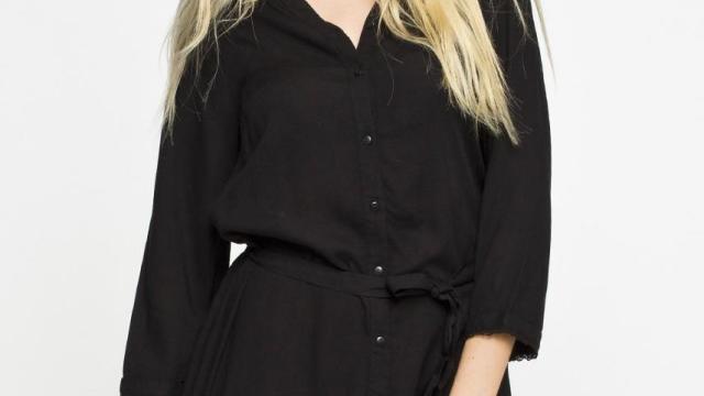 Černá tunika / kratší šaty Vero Moda