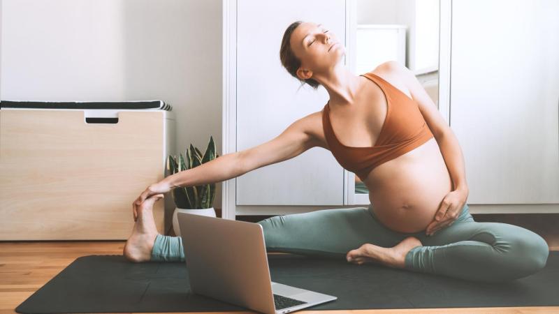 Cvičení v těhotenství, 14. týden těhotenství