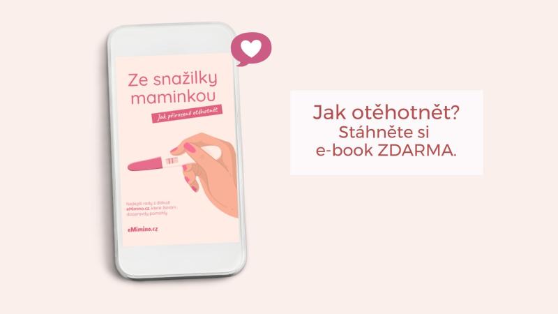 e-book eMimina, jak otěhotnět, jak se ze snažilky stát maminkou