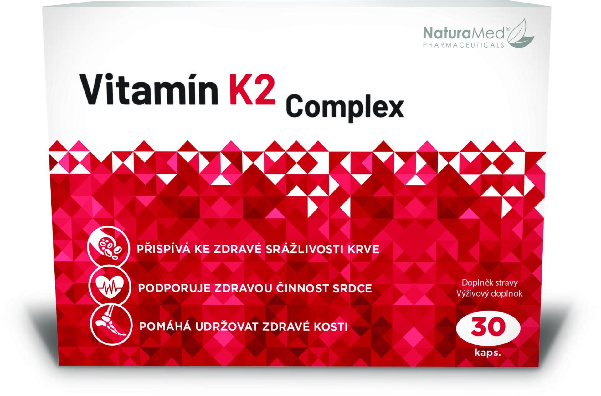 Zdravé srdce, kosti a cévy. Vyhrajte doplněk stravy K2 Complex na celý