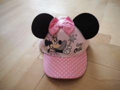 Růžová kšiltovka s myškou Minnie Takko Fashion
