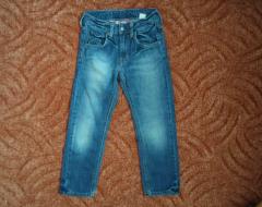 Modré kalhoty rifle džíny H&M s elastenem