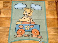 dětská deka s motivem medvídka 90cm x 75cm