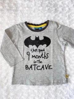 Šedé tričko Batman