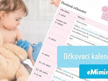 Očkovací kalendář napoví, kdy vakcíny očkovat