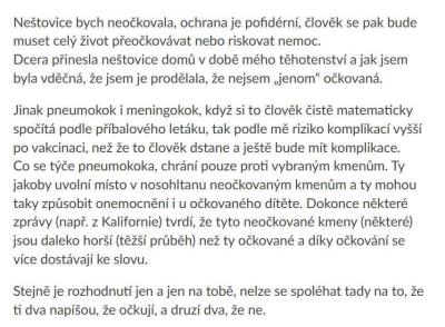 Očkování | Očkování dcery