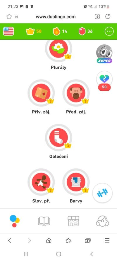 Studium a kurzy | Duolingo recenze