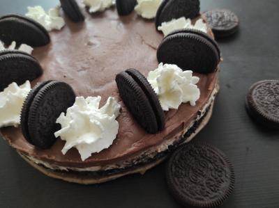 Nepečený Oreo dort