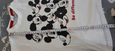 2x dívčí tričko značky Disney, vel. 116.