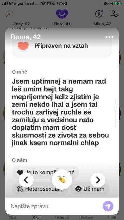 On hledá ji, ona hledá jeho | Nechápu ženský na seznamce.